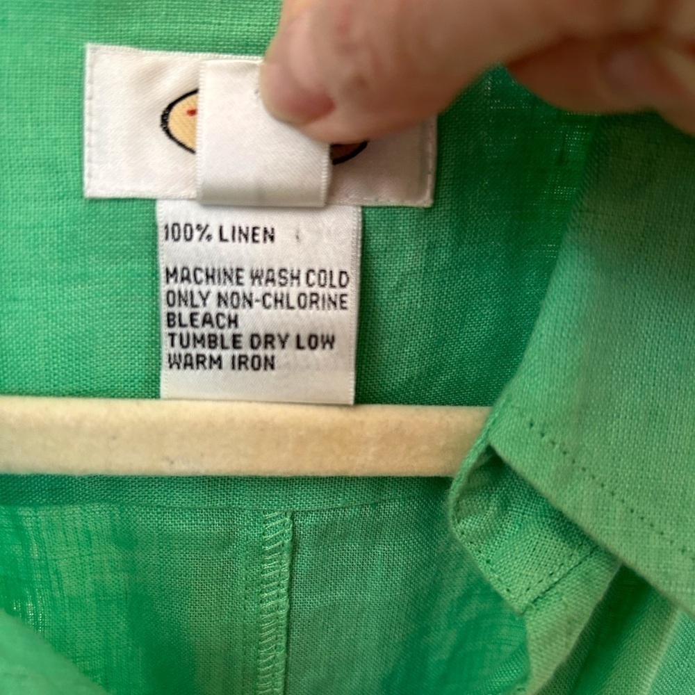 Linen top, Size Large - Picture 4 of 6